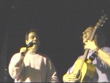 Billy and David singing mightily