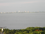 City of Cancun in the distance